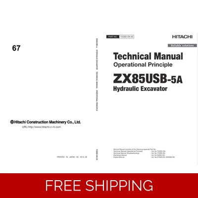 HITACHI ZX85USB-5A TECHNICAL MANUAL HITACHI ZX85USB-5A TECHNICAL MANUAL